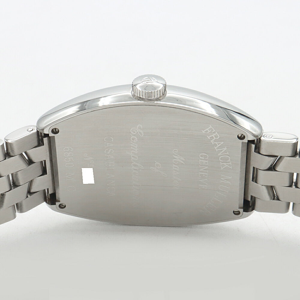 Internally inspected FRANCK MULLER Casablanca 6850MC White SS Stainless Steel Men's Automatic Winding [6 Month Warranty] [Used] [Watch]