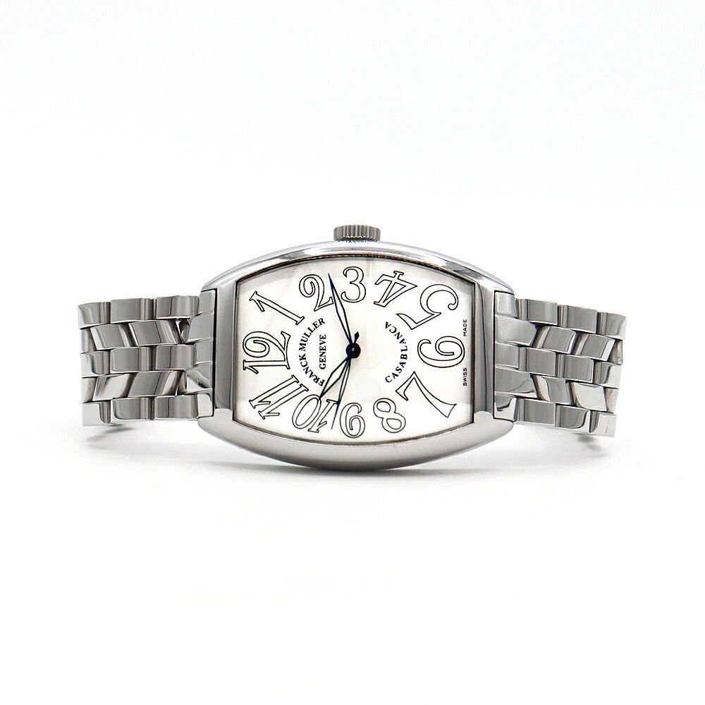 Internally inspected FRANCK MULLER Casablanca 6850MC White SS Stainless Steel Men's Automatic Winding [6 Month Warranty] [Used] [Watch]