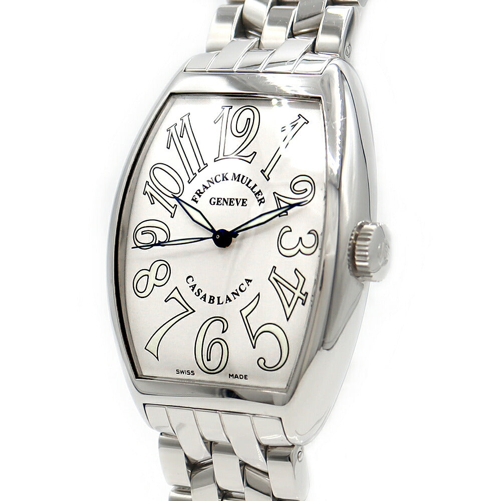 Internally inspected FRANCK MULLER Casablanca 6850MC White SS Stainless Steel Men's Automatic Winding [6 Month Warranty] [Used] [Watch]
