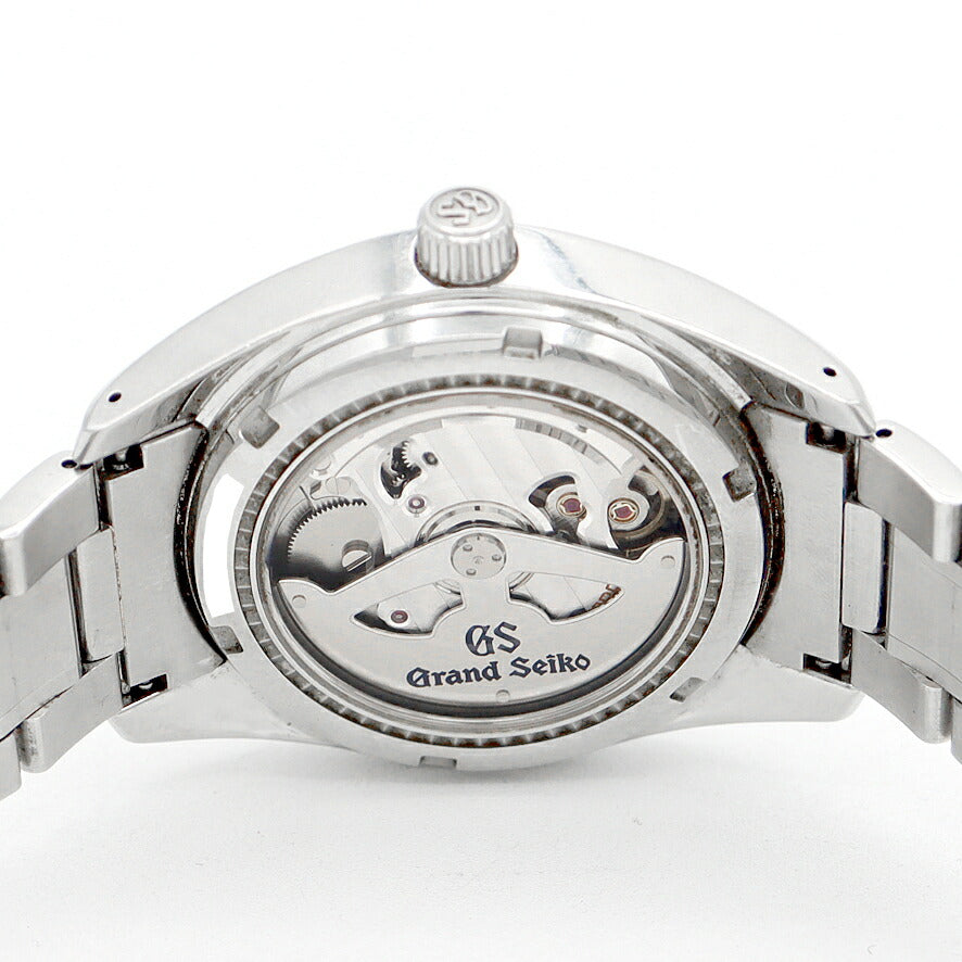 SEIKO GS Grand Seiko Spring Drive 9R65-0AA0 100m Water Resistant Date Back Sketch Black SS Stainless Steel Men's Automatic Winding [6 Month Warranty] [Watch] [Used]