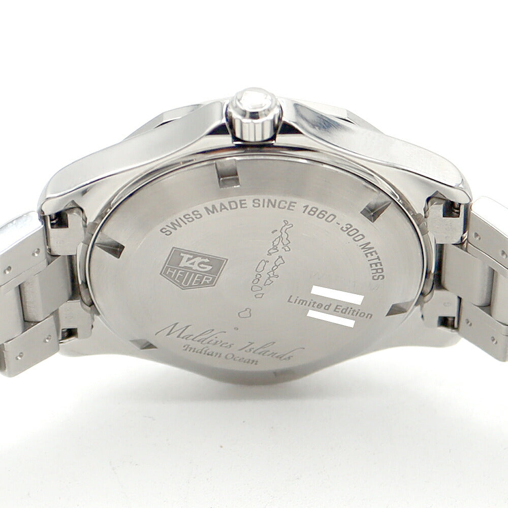 Internally inspected TAG Heuer Aquaracer Maldives Limited to 1000 pieces worldwide WAF211M Date 300m waterproof blue Blue shell SS stainless steel men's automatic winding [6 months warranty] [Watch] [Used]