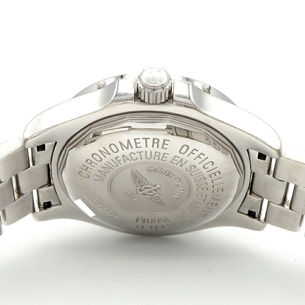 BREITLING Super Ocean A17360 Date 1500m Water Resistant Blue SS Stainless Steel Men's Automatic Winding [6 Month Warranty] [Watch] [Used]