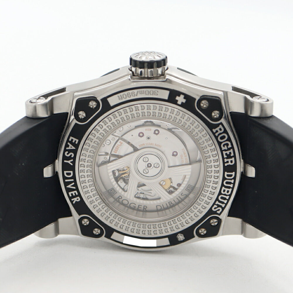 Internally inspected ROGER DUBUIS New Easy Diver Limited to 888 pieces worldwide SED46 14 C9.N CPG9.13R 300m waterproof black SS stainless steel genuine belt genuine buckle men's automatic winding [6 month warranty] [watch] [used]