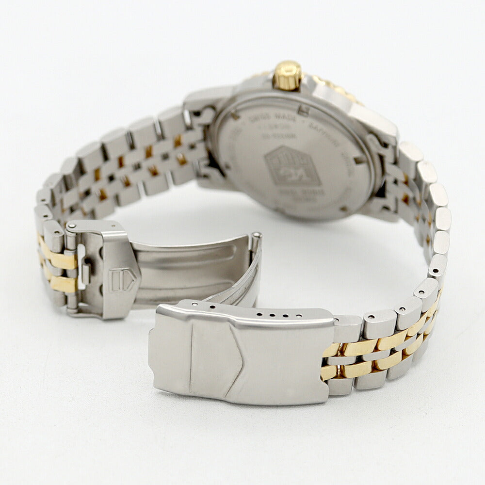電池交換済 TAG Heuer タグホイヤー プロフェッショナル WD1222-D0 デイト 200m防水 白 ホワイト YGP イエローゴールド SS ステンレス メンズ クォーツ【6ヶ月保証】【腕時計】【中古】
