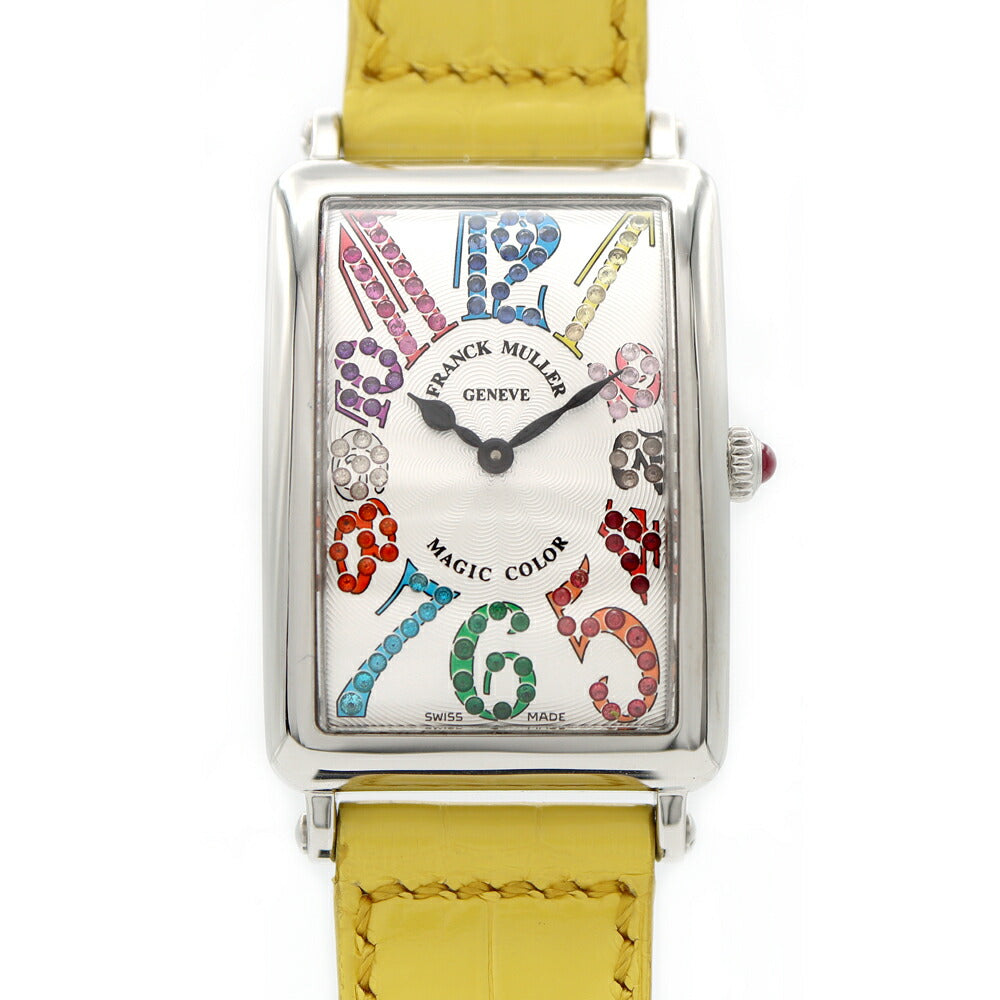 Battery replaced FRANCK MULLER Long Island Magic Color 952QZ MAGIC COLOR Silver SS Stainless Steel Genuine Belt Genuine Buckle Ladies Quartz [6 Month Warranty] [Used] [Watch]
