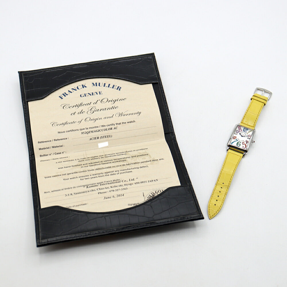 電池交換済 FRANCK MULLER フランクミュラー ロングアイランド