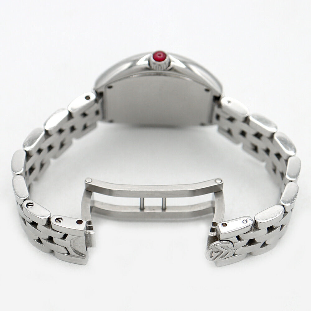 Domestic genuine product Battery replaced FRANCK MULLER Heart to Heart Treso 5002 S QZ Silver Guilloche SS Stainless Steel Ladies Quartz [6 Month Warranty] [Used] [Watch]
