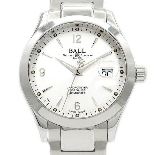 BALL ボール ウォッチ エンジニアIII オハイオ クロノメーター NM9026C デイト 100m防水 シルバー SS ステンレス メンズ 自動巻き【6ヶ月保証】【腕時計】【中古】