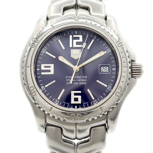 TAG Heuer Link WT5112 200m Waterproof Date Blue SS Stainless Steel Men's Automatic Winding [6 Month Warranty] [Watch] [Used]