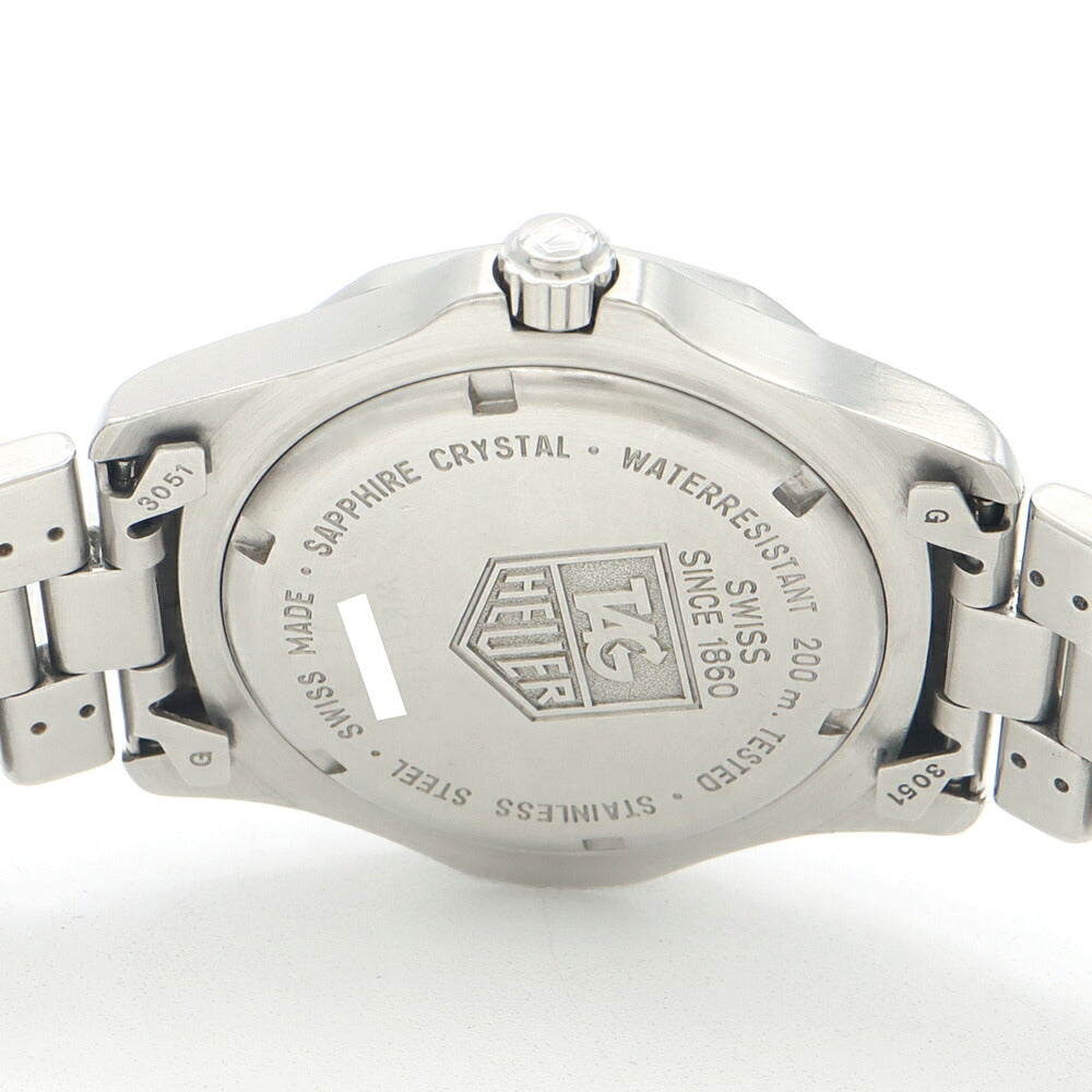 電池交換済 TAG Heuer タグホイヤー 2000シリーズ プロフェッショナル WK1116 BA0311 デイト 200m防水 青 ブルー SS ステンレス メンズ クォーツ【6ヶ月保証】【腕時計】【中古】