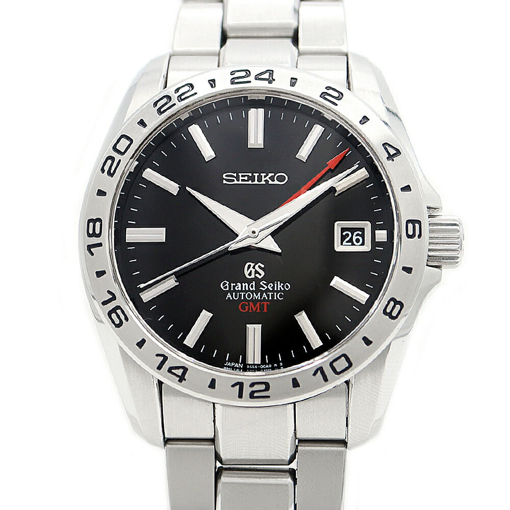SEIKO GS Grand Seiko Mechanical GMT Master Shop Limited 9S56-00A0 SBGM001 100m Water Resistant Date Black SS Stainless Steel Men's Automatic Winding [6 Month Warranty] [Watch] [Used]