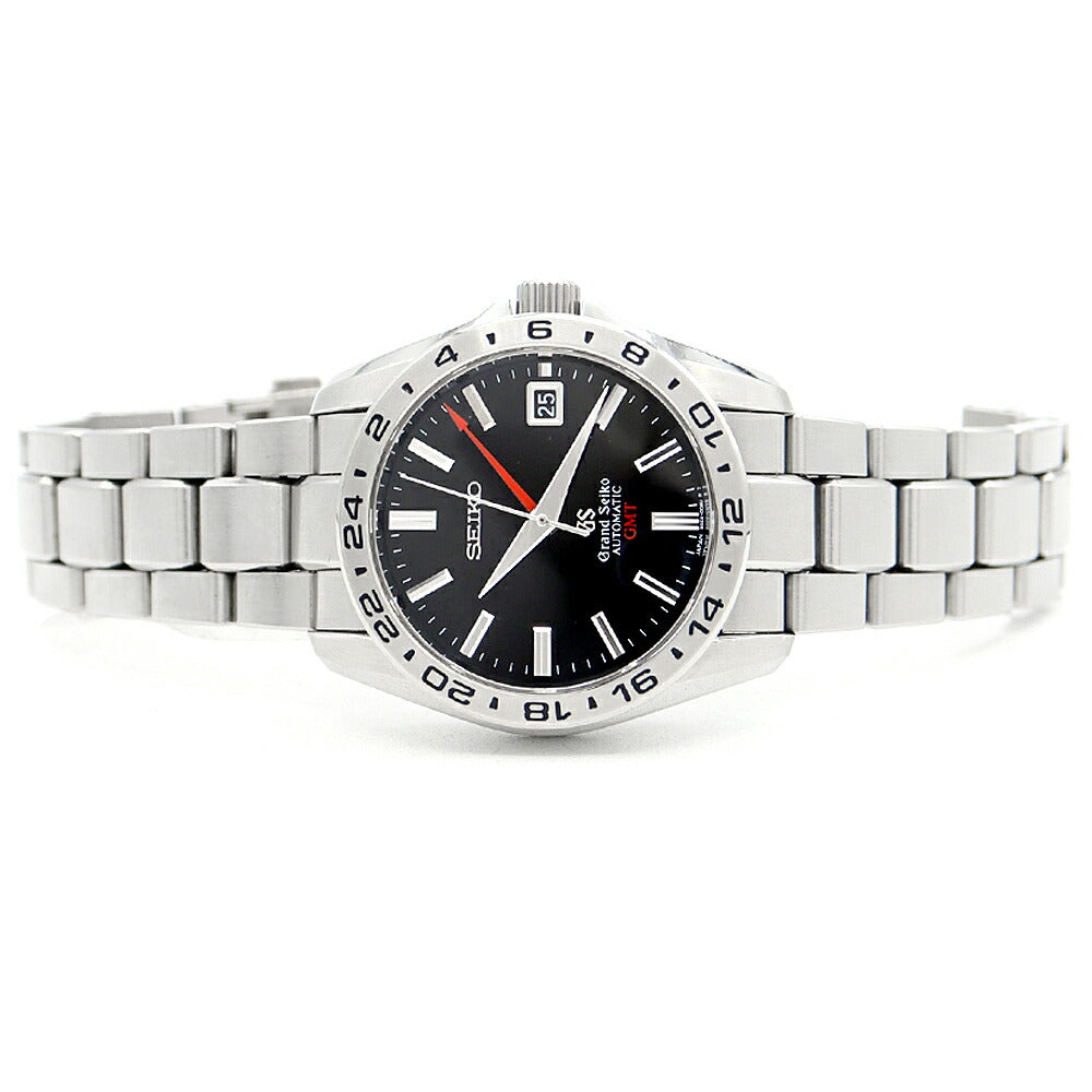 SEIKO GS Grand Seiko Mechanical GMT Master Shop Limited 9S56-00A0 SBGM001 100m Water Resistant Date Black SS Stainless Steel Men's Automatic Winding [6 Month Warranty] [Watch] [Used]