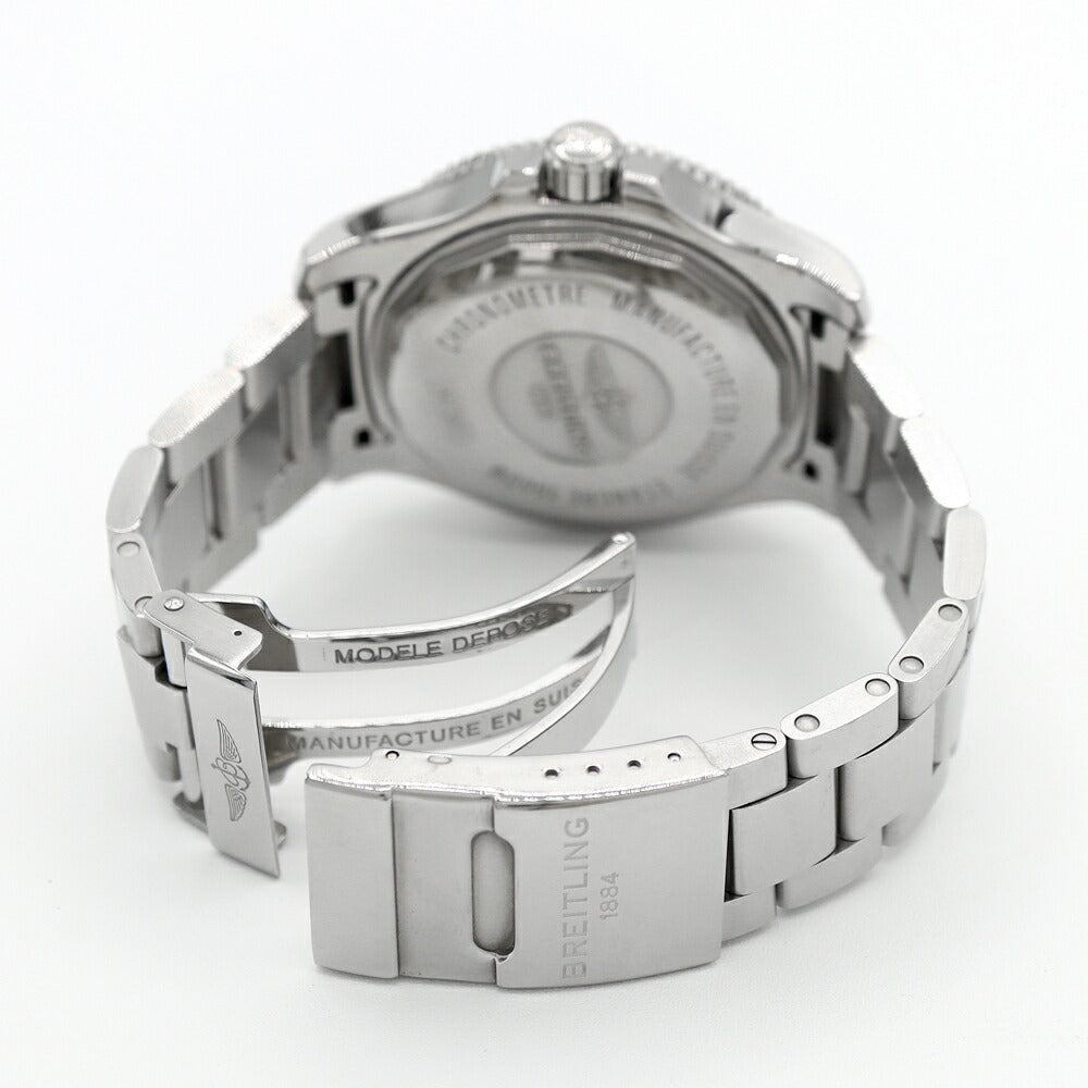 Internally inspected BREITLING Super Ocean II A17392 Date 1000m Water Resistant Blue SS Stainless Steel Men's Automatic Winding [6 Month Warranty] [Watch] [Used]