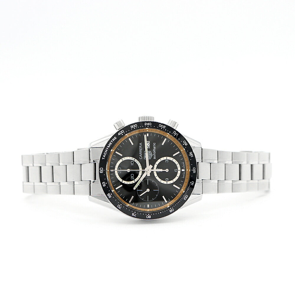 Internally inspected TAG Heuer Carrera Ringmaster Lewis Hamilton Limited to 500 Chronograph CV201V Date Back Skelton Black SS Stainless Steel Men's Automatic Winding [6 Month Warranty] [Watch] [Used]