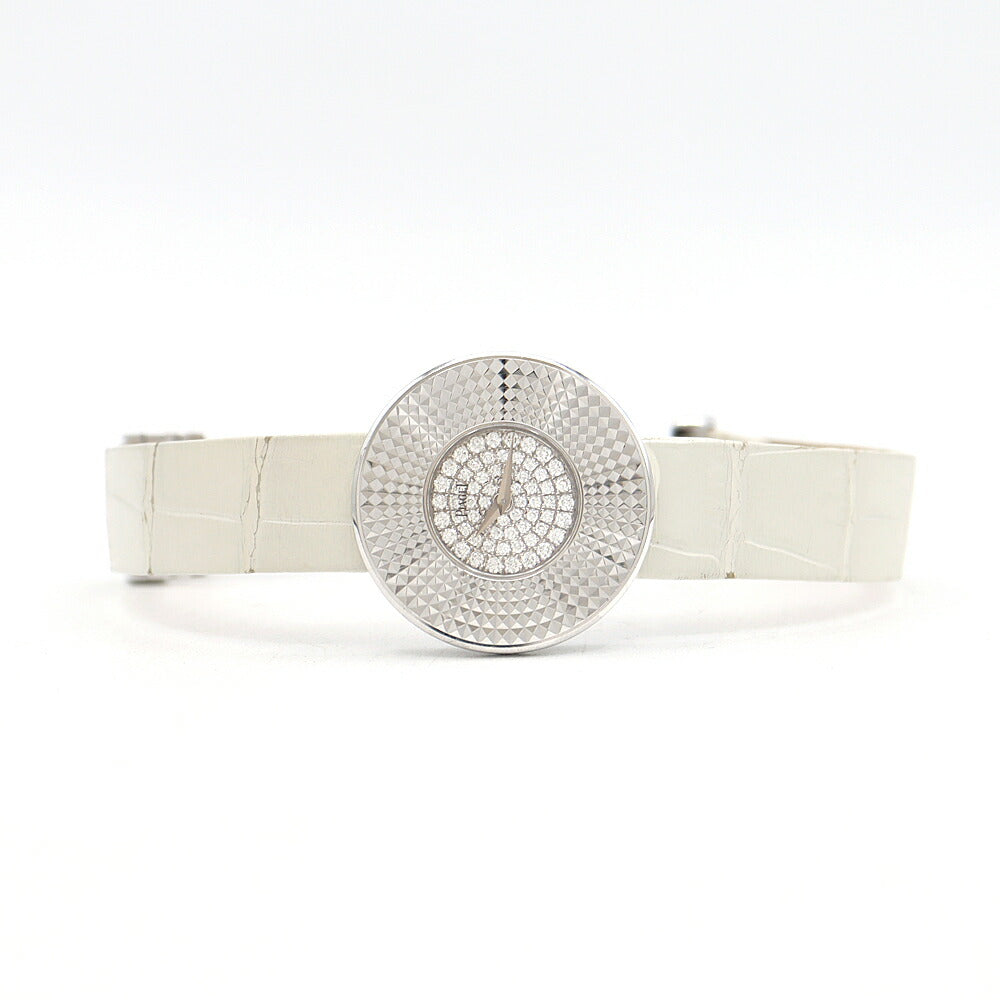 Battery replaced PIAGET Piaget Limelight P10018 Genuine Diamond K18WG White Gold Genuine Belt Genuine Buckle Ladies Quartz [6 Month Warranty] [Watch] [Used]