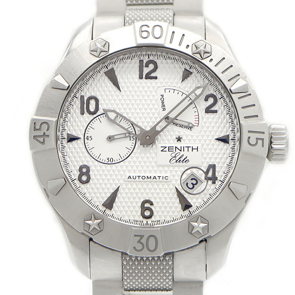 Internally inspected ZENITH Defy Classic Power Reserve Elite 03.0516.685 Date Small Second 300m Water Resistant Silver SS Stainless Steel Men's Automatic Winding [6 Month Warranty] [Watch] [Used]