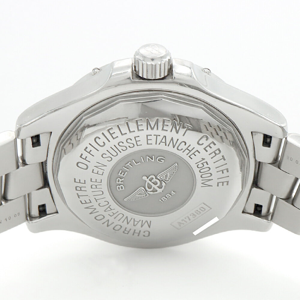 内部点検済 BREITLING ブライトリング スーパーオーシャン A17360 デイト 1500m防水 青 ブルー SS ステンレス メンズ 自動巻き【6ヶ月保証】【腕時計】【中古】