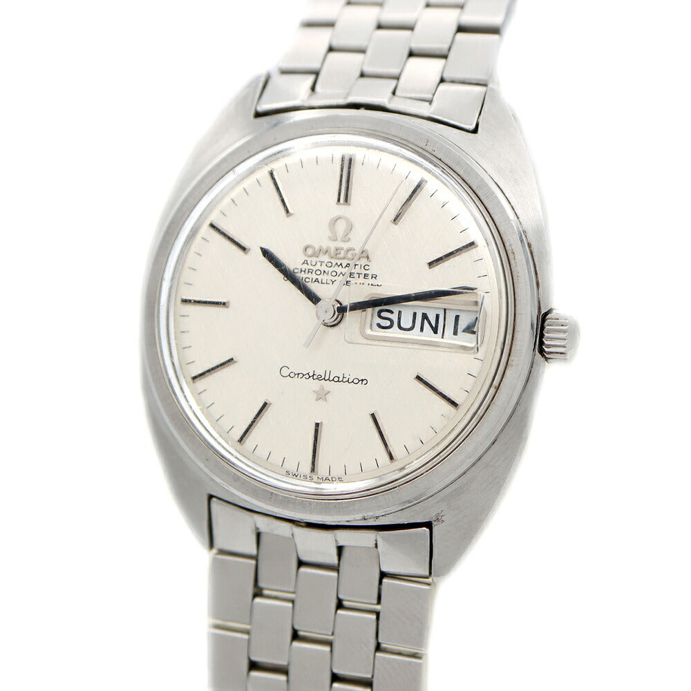 OMEGA Constellation C Line 168.019 Cal.751 24 Jewels Day Date Silver SS Stainless Steel Men's Automatic Winding Antique Vintage [Watch] [Used]