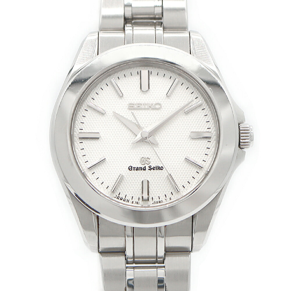 Battery replaced SEIKO GS Grand Seiko 4J51-0AB0 100m waterproof white SS stainless steel ladies quartz [6 months warranty] [watch] [used]