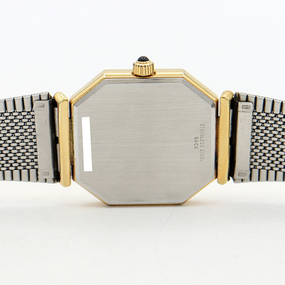 Battery replaced LONGINES Small Seconds White YGP Yellow Gold SS Stainless Steel Combi Men's Manual Winding [6 Month Warranty] [Watch] [Used]
