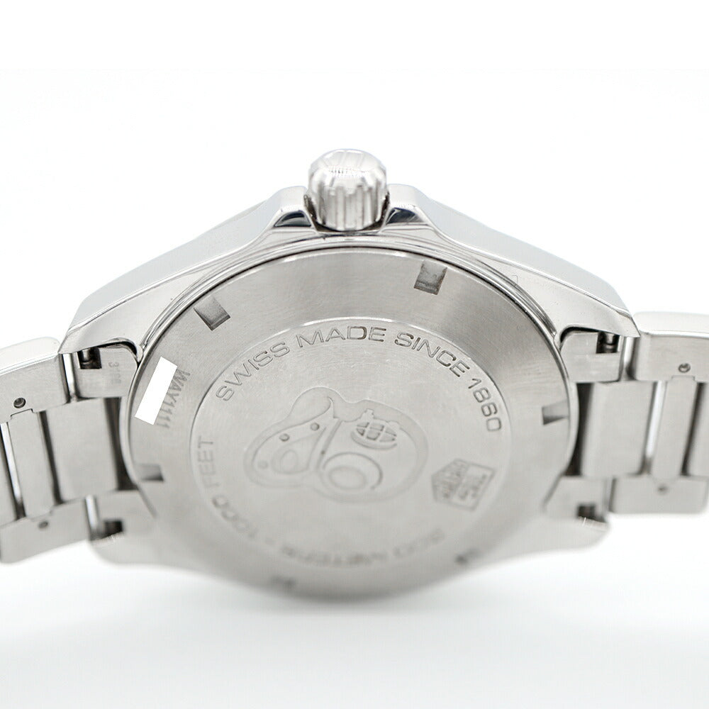 電池交換済 TAG Heuer タグホイヤー アクアレーサー WAY1111 デイト 300m防水 シルバー SS ステンレス メンズ クォーツ【6ヶ月保証】【腕時計】【中古】