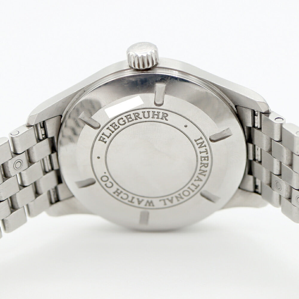 IWC インターナショナルウォッチカンパニー  スピットファイア マークXVI IW325505 デイト 60m防水 シルバー SS ステンレス メンズ 自動巻き マーク16【6ヶ月保証】【腕時計】【中古】