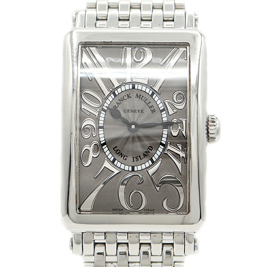 Battery replaced FRANCK MULLER Long Island Relief 952 QZ Gray SS Stainless Steel Men Women Boys Quartz [6 Month Warranty] [Used] [Watch]