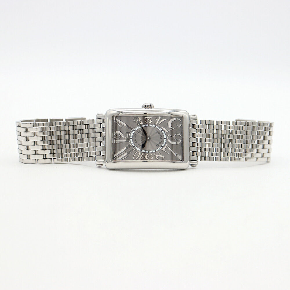 Battery replaced FRANCK MULLER Long Island Relief 952 QZ Gray SS Stainless Steel Men Women Boys Quartz [6 Month Warranty] [Used] [Watch]