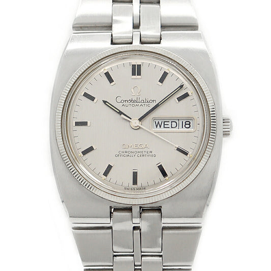 OMEGA Constellation Integrated WG Bezel 168.045 Cal.751 24 Jewels Day Date Silver SS Stainless Steel Men's Automatic Winding Antique Vintage [Watch] [Used]