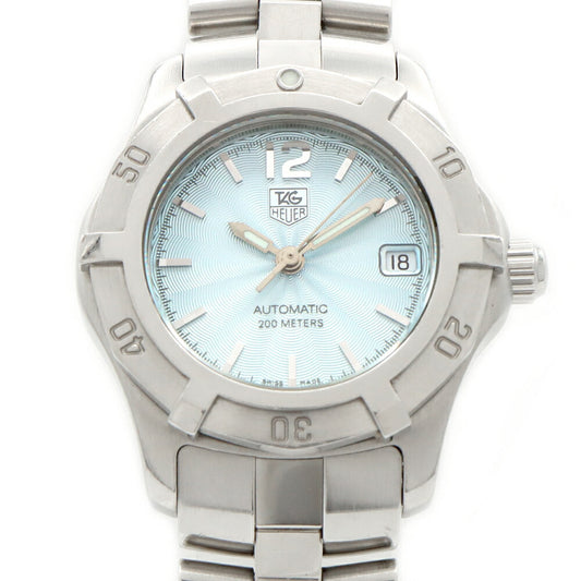TAG Heuer タグホイヤー 2000 エクスクルーシブ WN2311 デイト 200m防水 アイスブルー SS ステンレス レディース 自動巻き【6ヶ月保証】【腕時計】【中古】