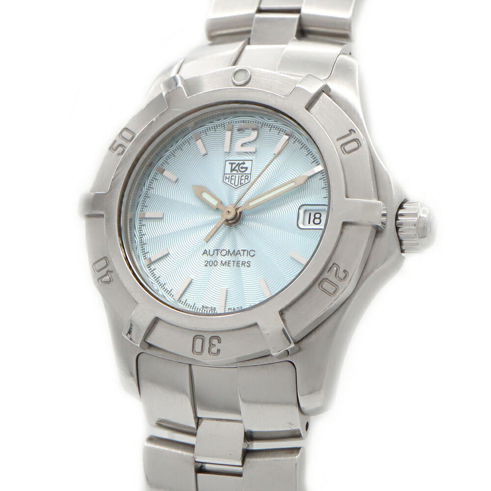 TAG Heuer タグホイヤー 2000 エクスクルーシブ WN2311 デイト 200m防水 アイスブルー SS ステンレス レディース 自動巻き【6ヶ月保証】【腕時計】【中古】