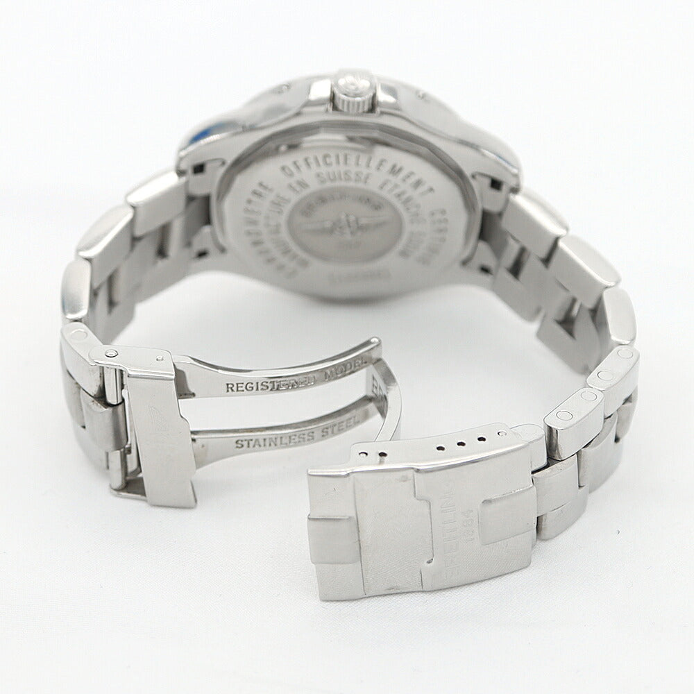 内部点検済 BREITLING ブライトリング コルト GMT A32350 デイト 500m防水 黒 ブラック SS ステンレス メンズ 自動巻き【6ヶ月保証】【腕時計】【中古】