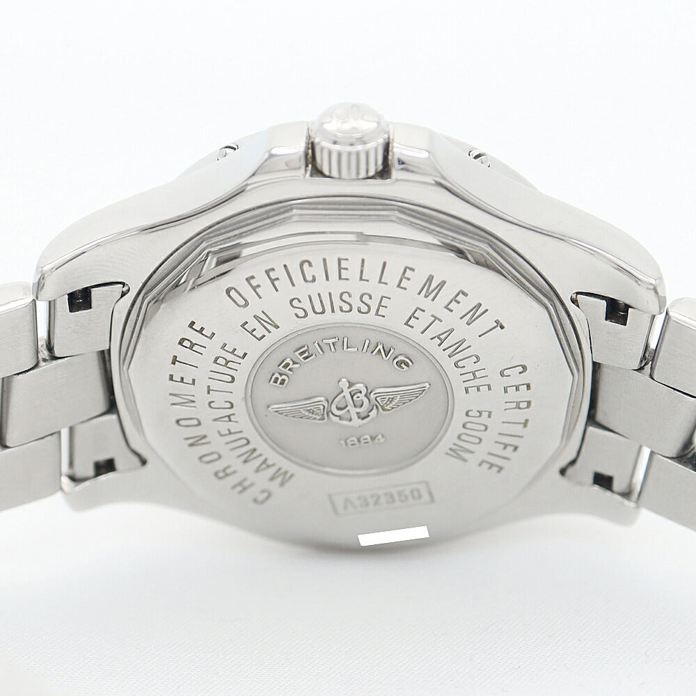 内部点検済 BREITLING ブライトリング コルト GMT A32350 デイト 500m防水 黒 ブラック SS ステンレス メンズ 自動巻き【6ヶ月保証】【腕時計】【中古】