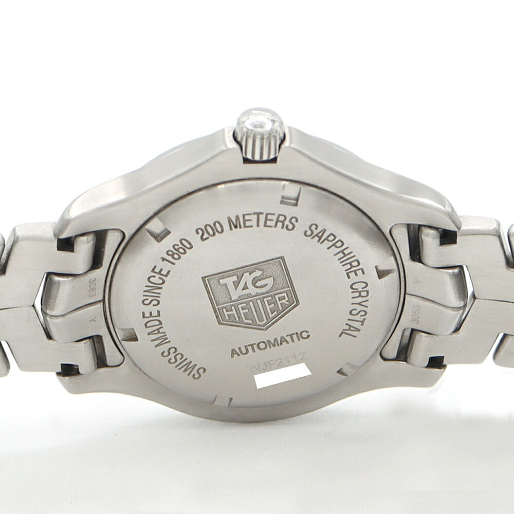 Internally inspected TAG Heuer Link WJF2112 Date 200m Water Resistant Navy SS Stainless Steel Men's Automatic Winding [6 Month Warranty] [Watch] [Used]