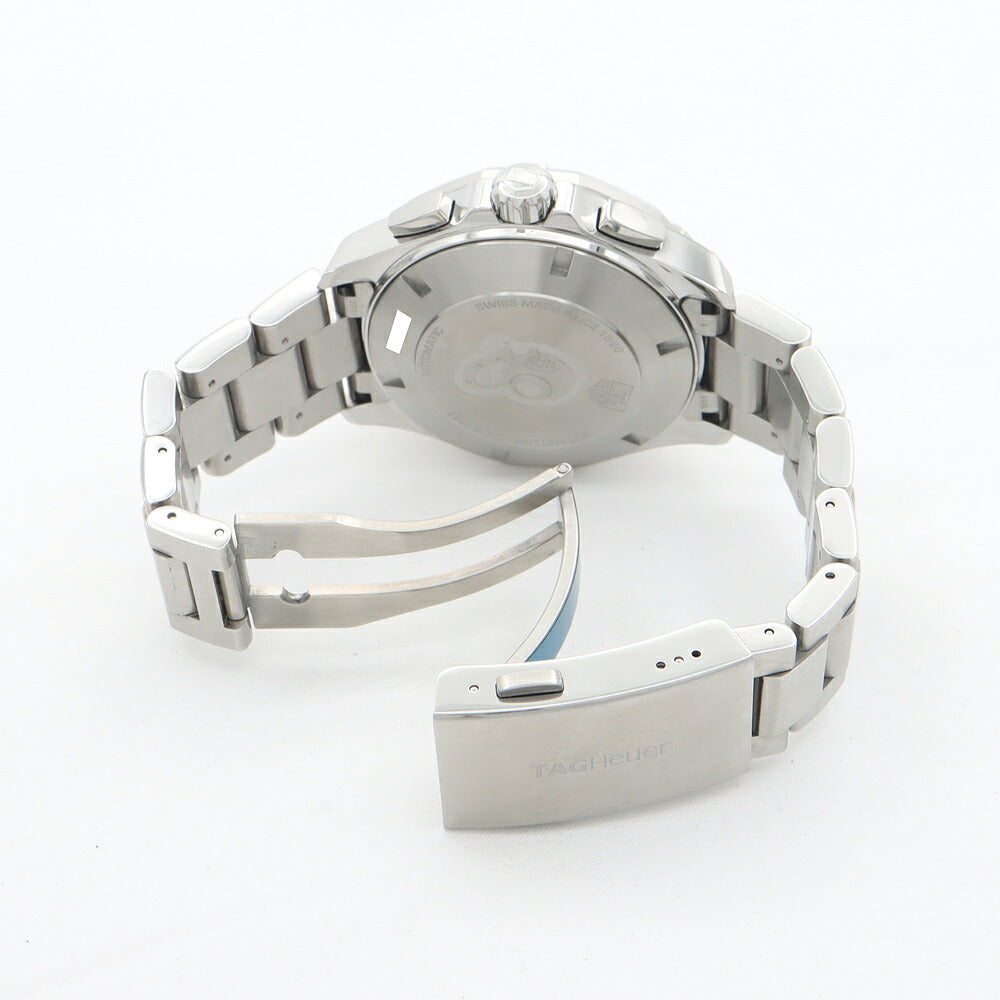 TAG Heuer タグホイヤー アクアレーサー キャリバー16 クロノグラフ CAY2112 BA0927 デイト 300m防水 青 ブルー SS ステンレス メンズ 自動巻き【6ヶ月保証】【腕時計】【中古】