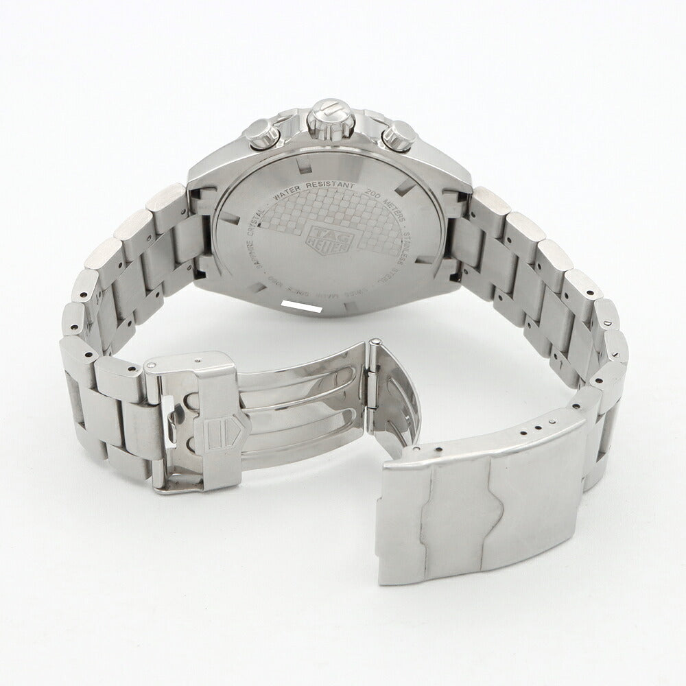 電池交換済 TAG Heuer タグホイヤー フォーミュラ1 クロノグラフ CAZ1011 BA0842 200m防水 デイト グレー SS ステンレス CE セラミック メンズ クォーツ フォーミュラー1【6ヶ月保証】【腕時計】【中古】