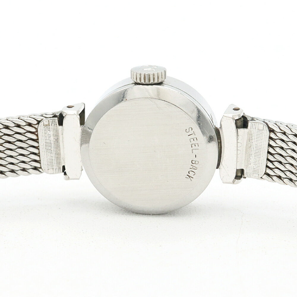 OMEGA オメガ DeVille デビル カットガラス 511.286 Cal.485 17石 シルバー SS ステンレス レディース 手巻き デヴィル アンティーク ヴィンテージ【腕時計】【中古】