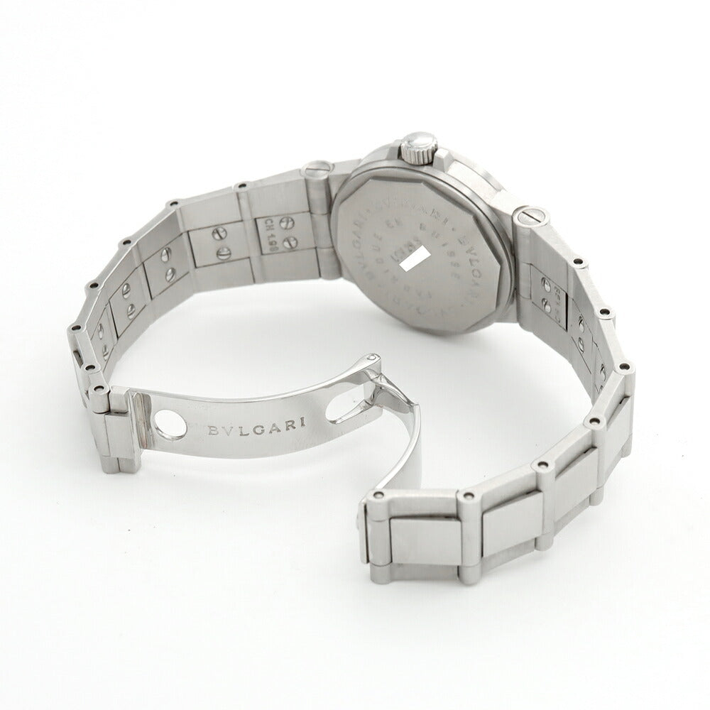 BVLGARI Bvlgari Diagono Sport LCV29S Date Black SS Stainless Steel Ladies Automatic Winding [6 Month Warranty] [Watch] [Used]