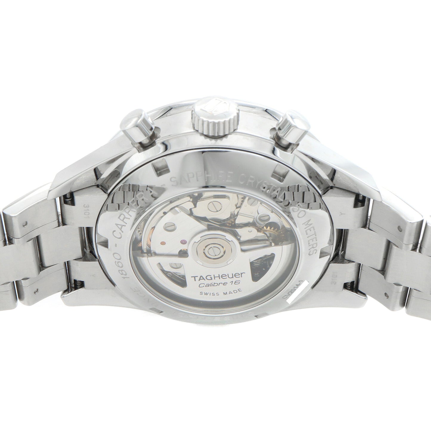 TAG Heuer TAG Heuer Carrera Tachymeter Chronograph Racing CV2014 BA0786 50m Water Resistant Date Small Second Back Skew Black SS Stainless Steel Men's Automatic Winding [6 Month Warranty] [Watch] [Used]