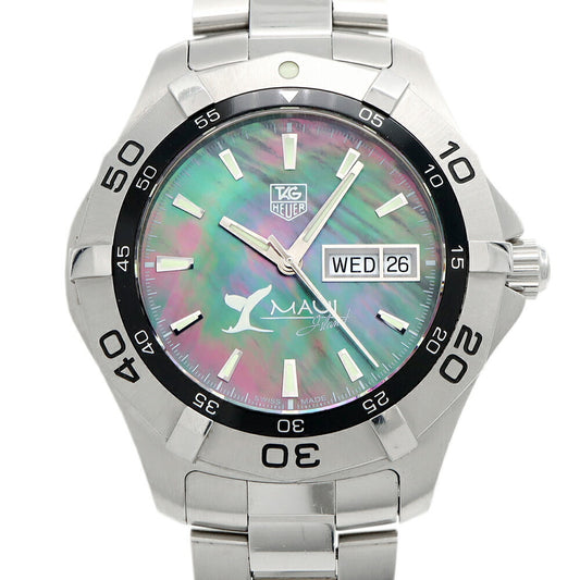 TAG Heuer タグホイヤー アクアレーサー マウイ島 日本700本限定 WAF2012 300m防水 デイデイト ブラックシェル SS ステンレス メンズ 自動巻き【6ヶ月保証】【腕時計】【中古】