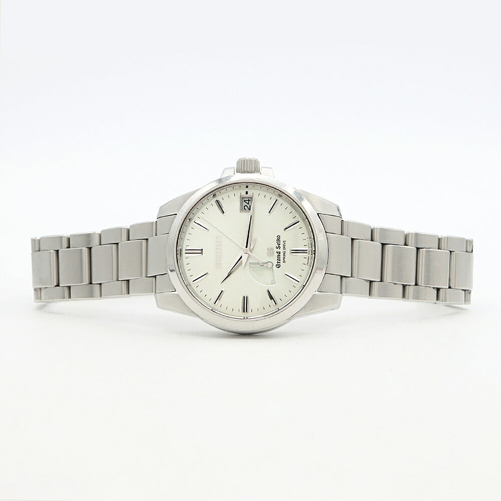 SEIKO Grand Seiko Spring Drive 9R65-0AG0 SBGA015 Power Reserve Date Silver SS Stainless Steel Men's Automatic Winding [6 Month Warranty] [Watch] [Used]