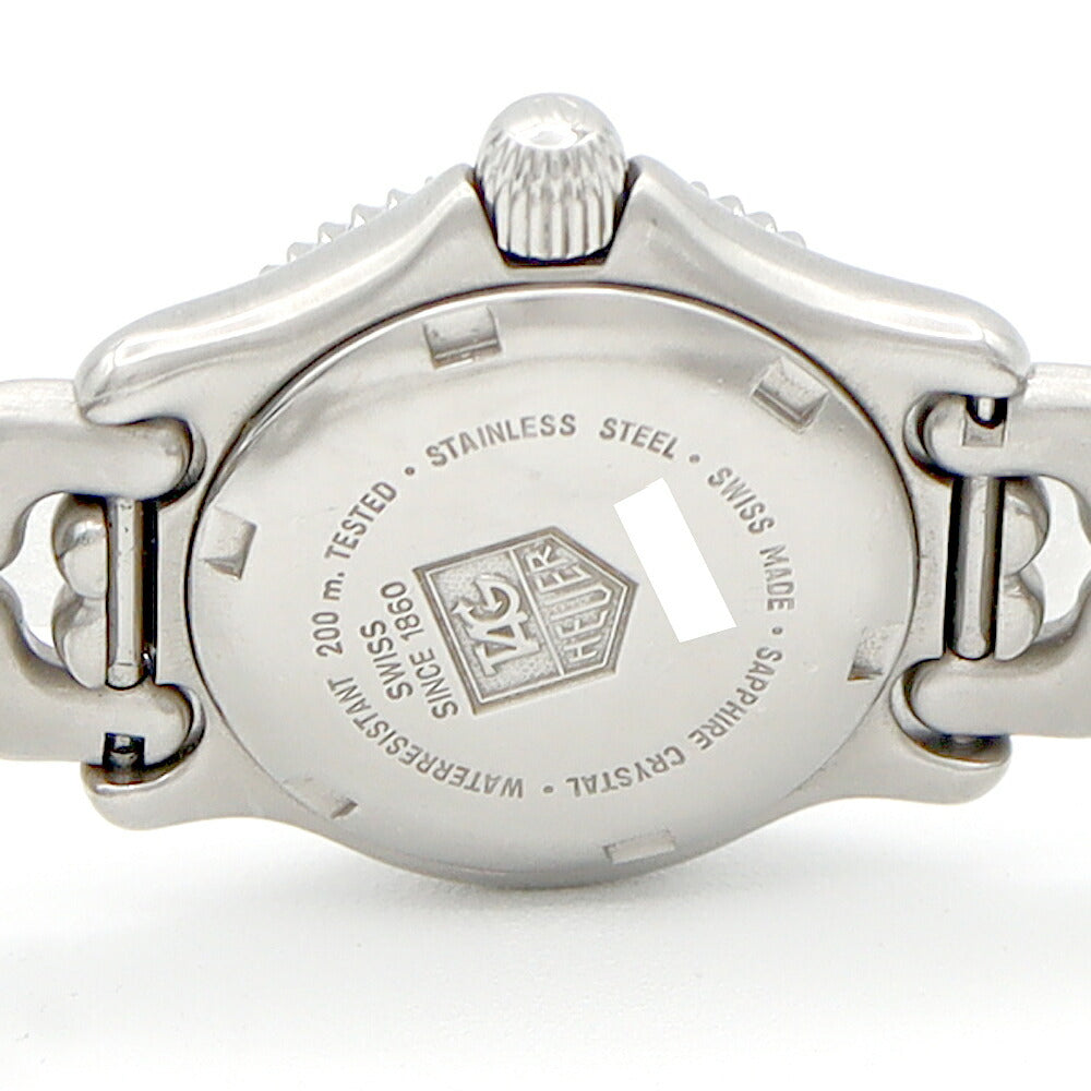 電池交換済 TAG Heuer タグホイヤー S/el セル プロフェッショナル WG141C デイト 200m防水 赤 レッド SS ステンレス レディース クォーツ【6ヶ月保証】【腕時計】【中古】