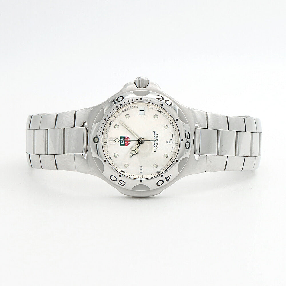 電池交換済 TAG Heuer タグホイヤー キリウム WL1114 デイト 200m防水 シルバー SS ステンレス メンズ クォーツ【6ヶ月保証】【腕時計】【中古】