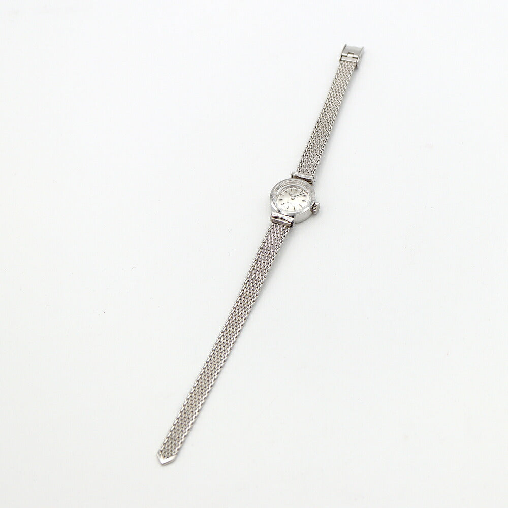 OMEGA オメガ DeVille デビル カットガラス 511.286 Cal.485 17石 シルバー SS ステンレス レディース 手巻き アンティーク ヴィンテージ デヴィル【腕時計】【中古】