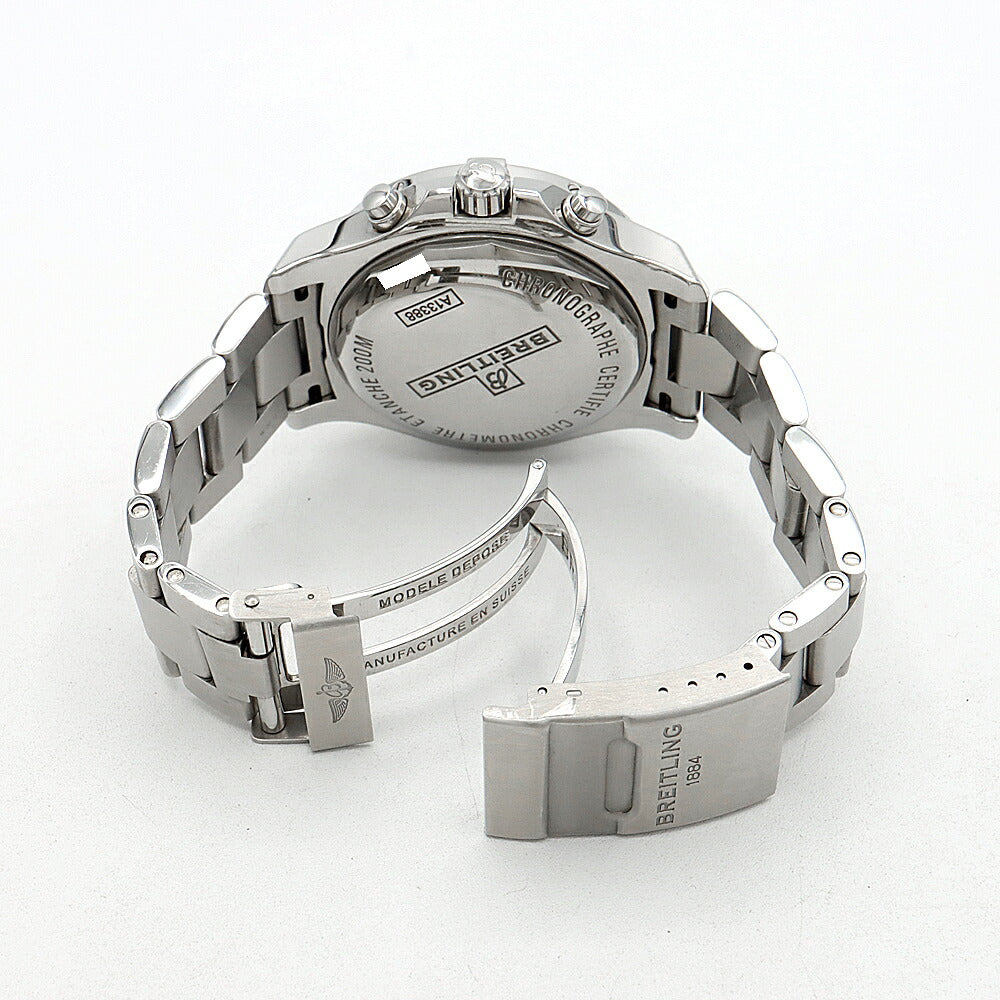 Internally inspected BREITLING Colt Chronograph A13388 Date 200m Water Resistant Blue SS Stainless Steel Men's Automatic Winding [6 Month Warranty] [Watch] [Used]