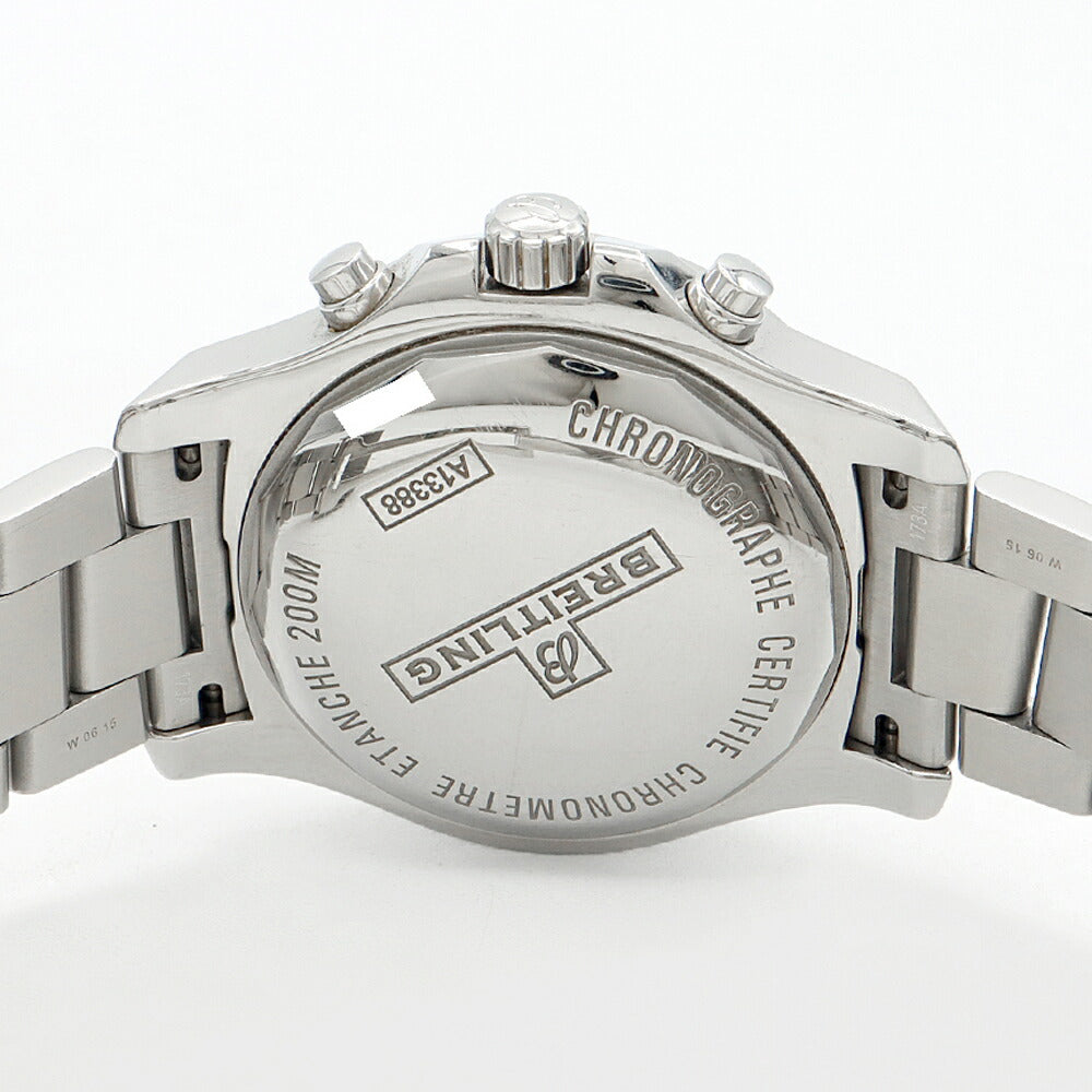 Internally inspected BREITLING Colt Chronograph A13388 Date 200m Water Resistant Blue SS Stainless Steel Men's Automatic Winding [6 Month Warranty] [Watch] [Used]