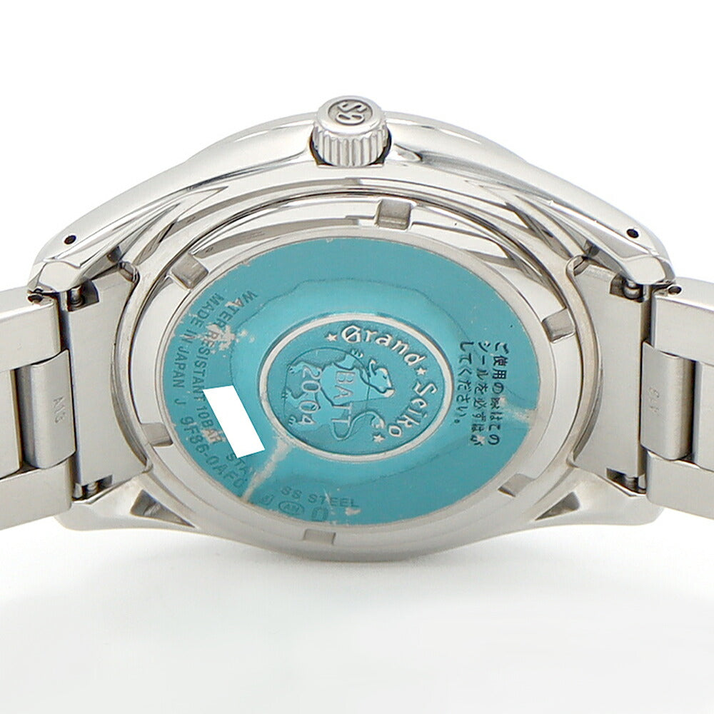 電池交換済 SEIKO セイコー GS グランドセイコー ヘリテージコレクション GMT 9F86-0AF0 SBGN013 デイト 100m防水 黒 ブラック SS ステンレス メンズ クォーツ【6ヶ月保証】【腕時計】【中古】