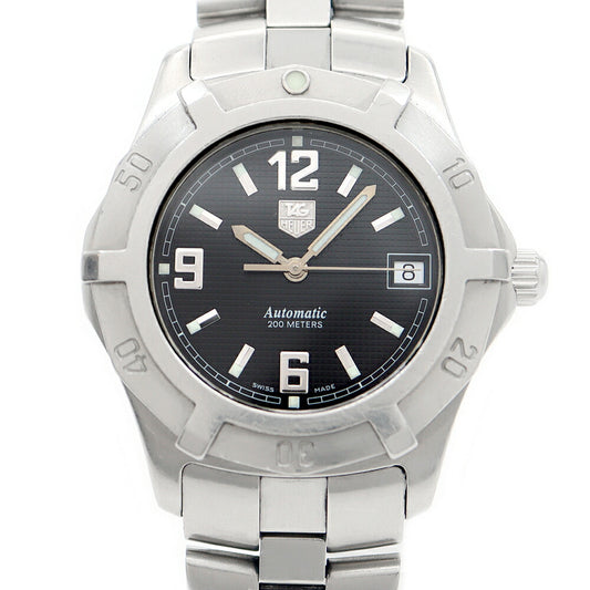 TAG Heuer タグホイヤー 2000 エクスクルーシブ WN2111 デイト 200m防水 黒 ブラック SS ステンレス メンズ 自動巻き【6ヶ月保証】【腕時計】【中古】