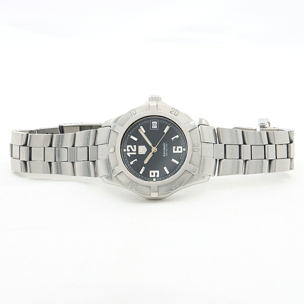 TAG Heuer タグホイヤー 2000 エクスクルーシブ WN2111 デイト 200m防水 黒 ブラック SS ステンレス メンズ 自動巻き【6ヶ月保証】【腕時計】【中古】