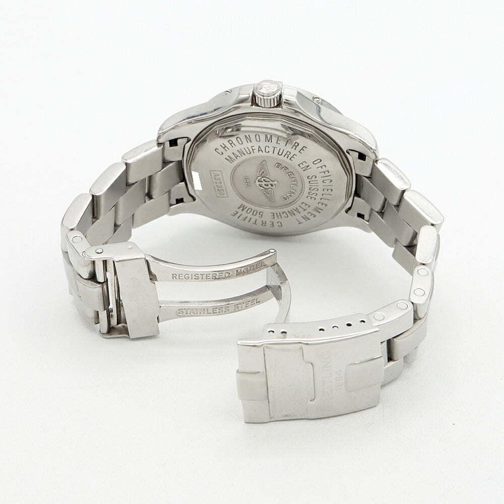 BREITLING ブライトリング コルト GMT A32350 デイト 500m防水 シルバー SS ステンレス メンズ 自動巻き【6ヶ月保証】【腕時計】【中古】